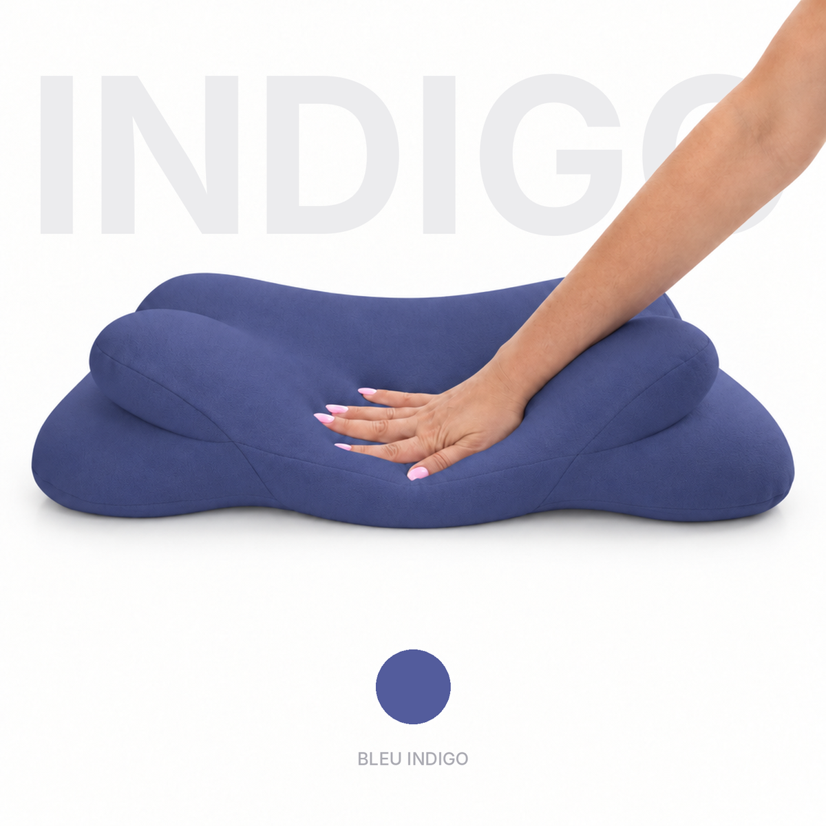 Oreiller DREAMY NIGHT coloris Bleu indigo - oreiller nuage